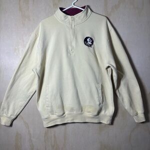 Florida State Seminoles Quarter Zip Pullover Colosseum Men’s Size Large